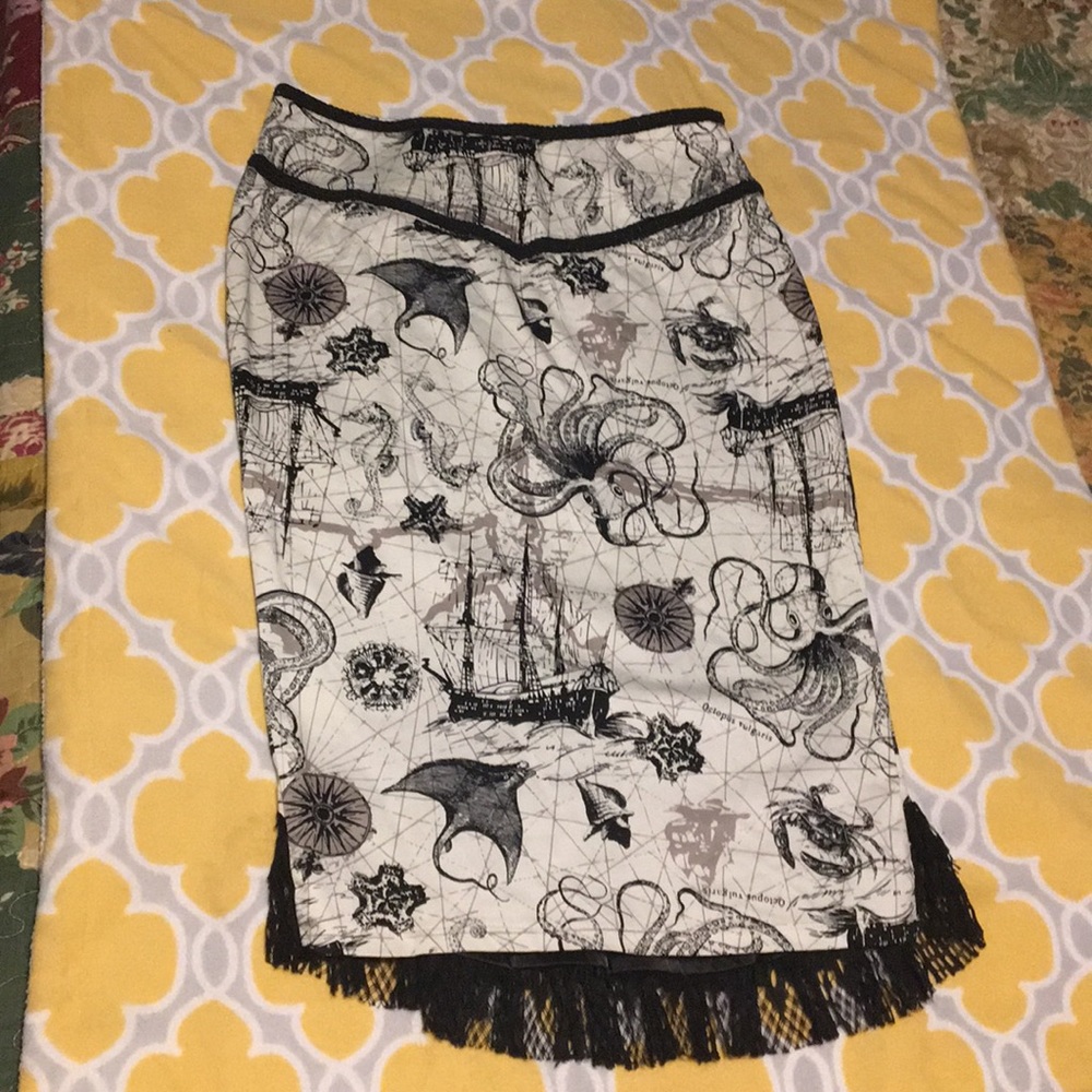 Steampunk nautical skirt size small